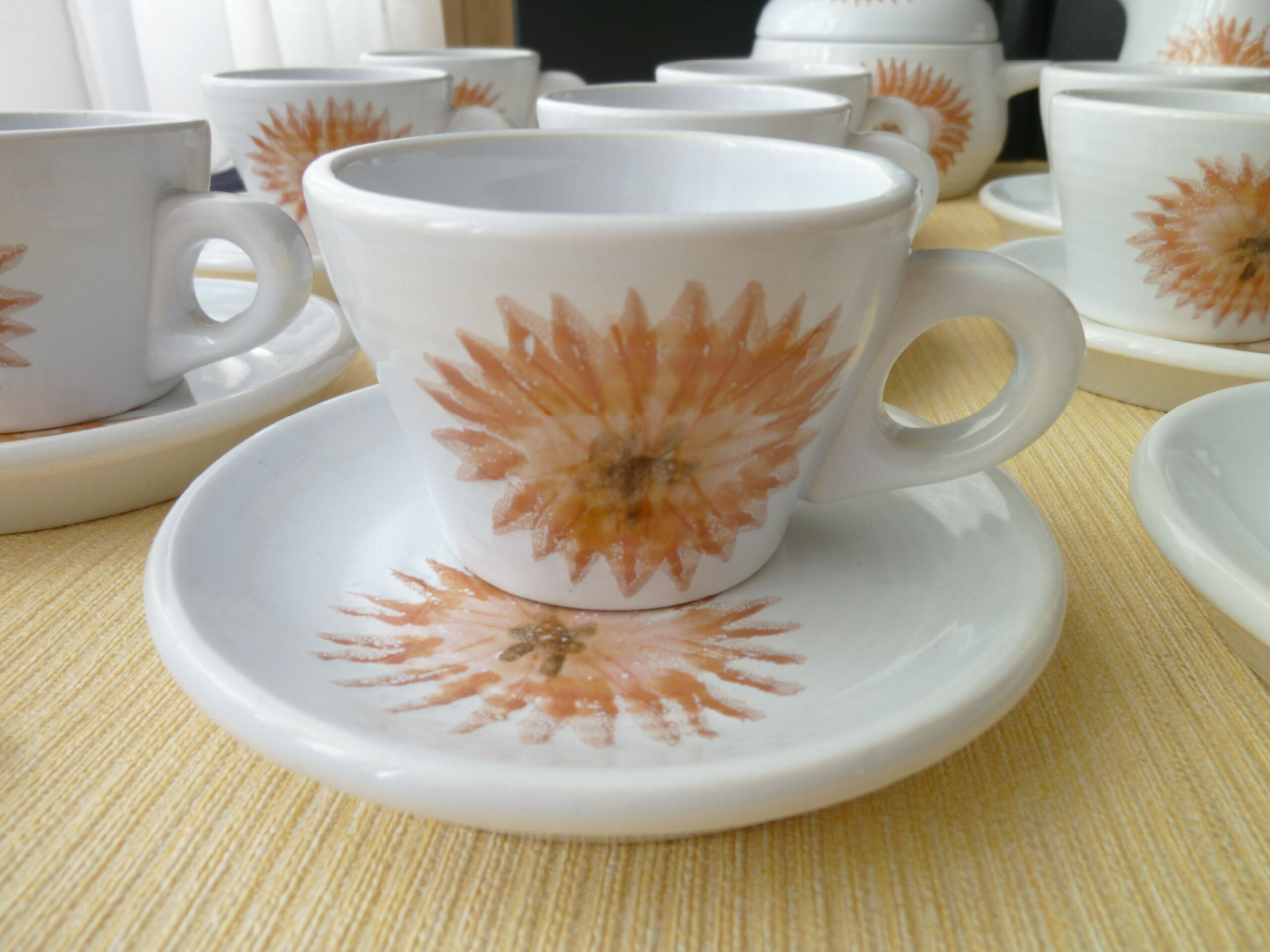 Vintage coffee service Faiencerie de Saint Amand 1713