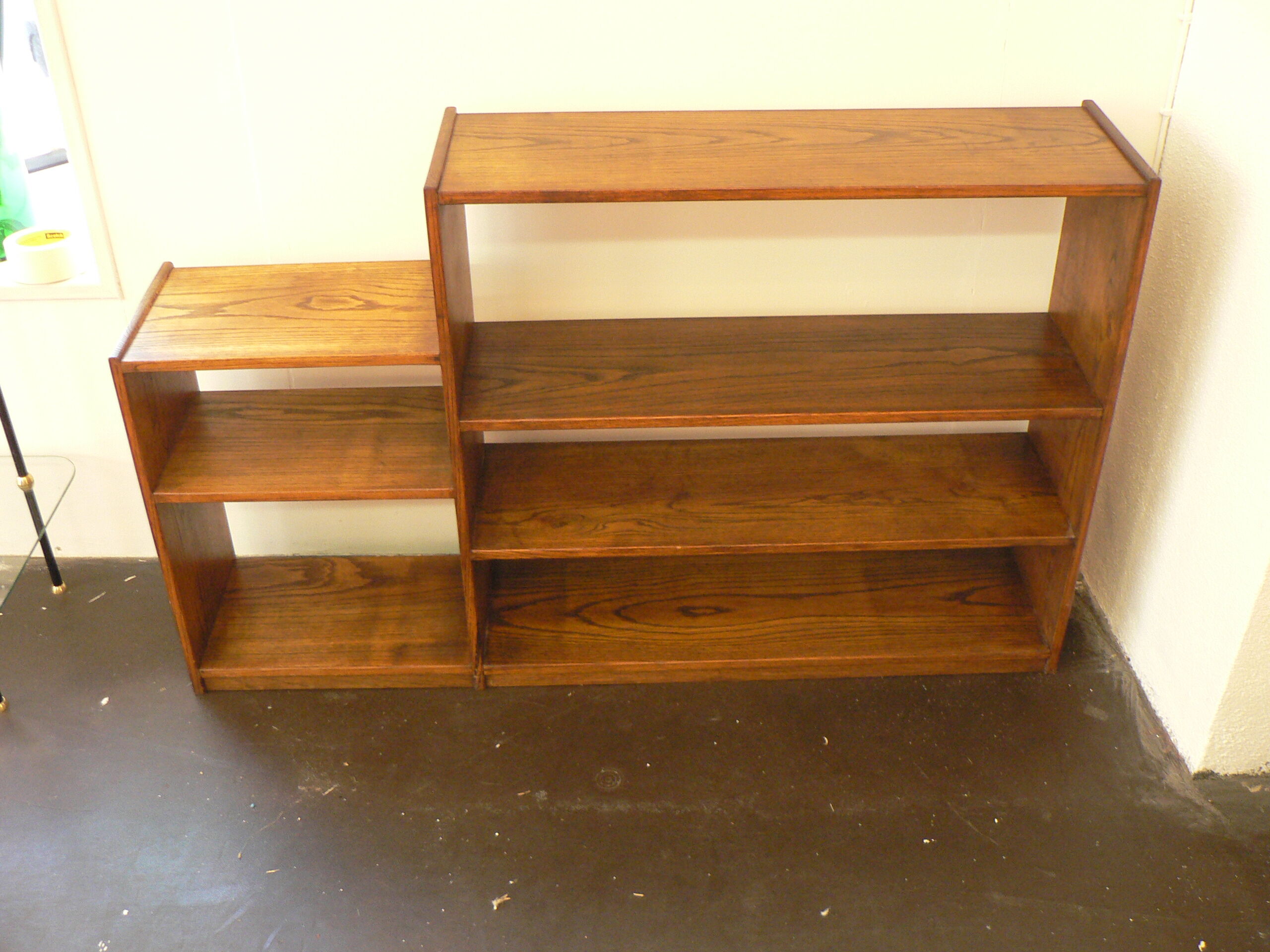 Vintage solid oak shelf