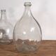 Antique glass demijohns (c.1920). Set of 2 pieces