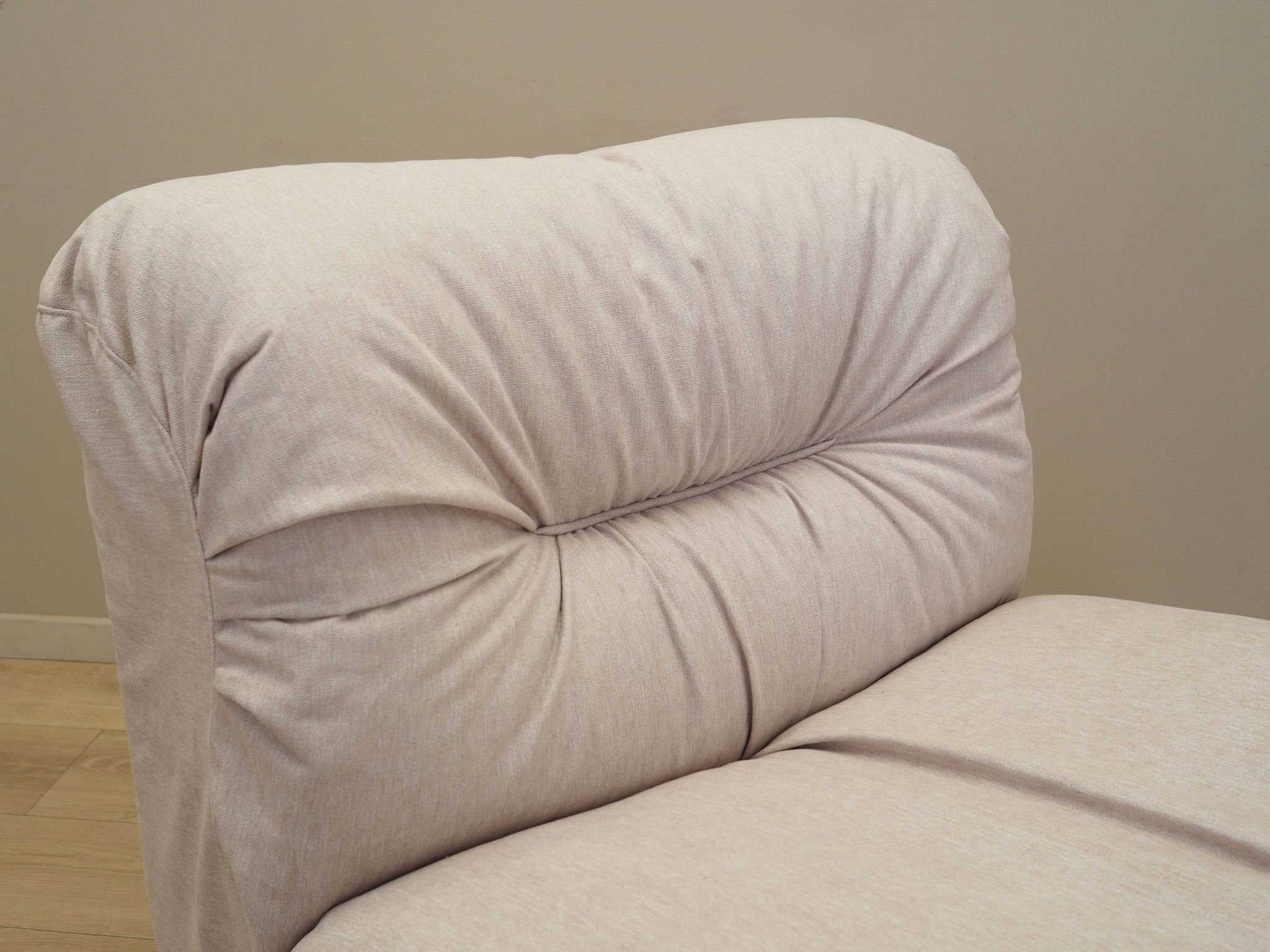 Beige armchair, Italian design, 1970s, production: Italy
