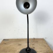 Lampe de table industrielle Bauhaus noire, années 1930