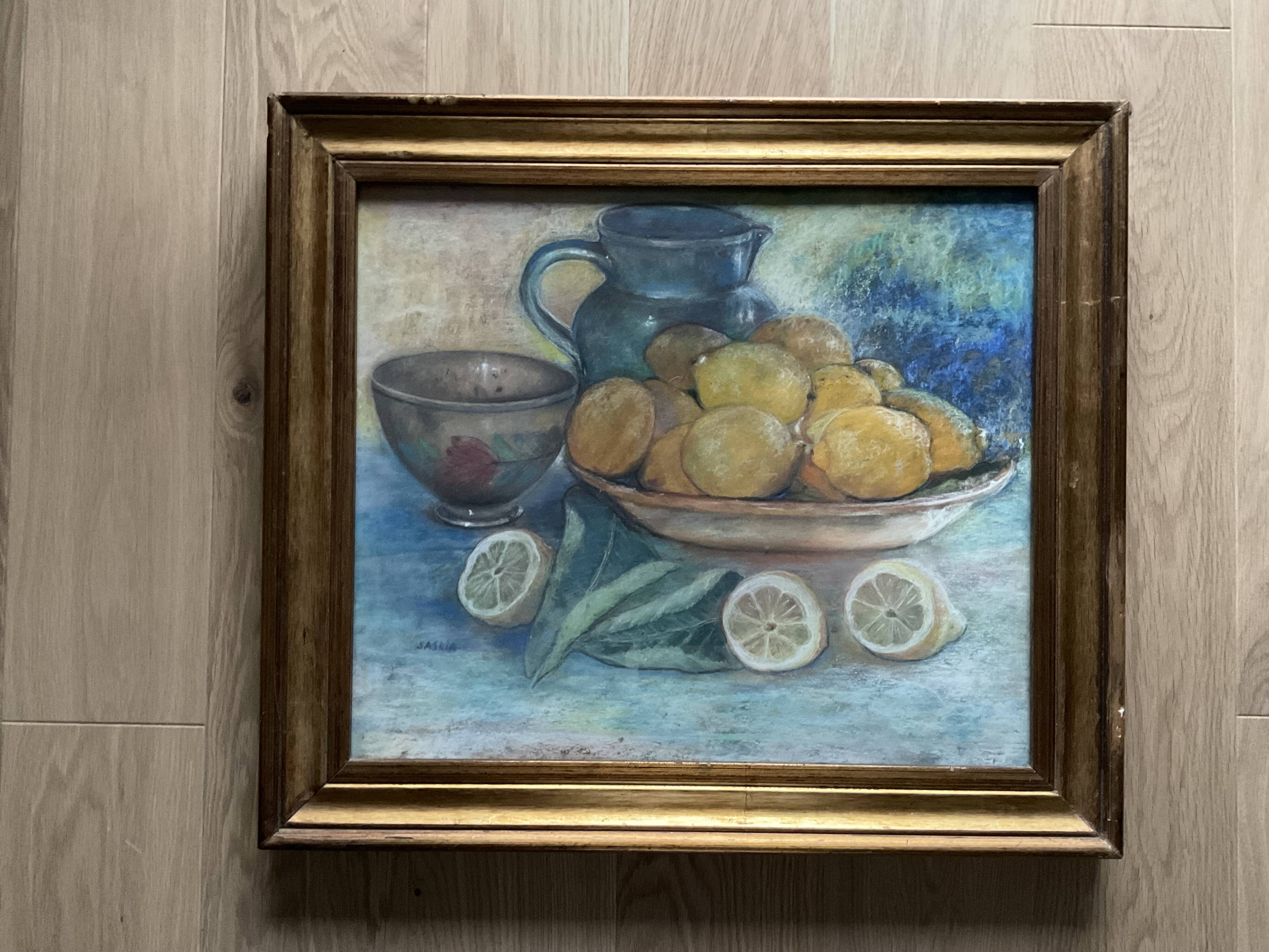 Still Life Painting with Lemons
