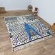 Handmade wool Berber rug 200 X 188 CM