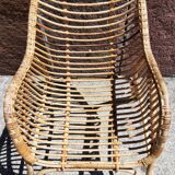 Rattan armchair (60s/70s)