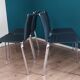 Set of 4 Net Dining Chairs by Daniele Molteni for Bontempi, 1990's