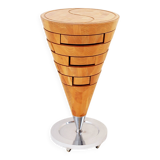 Cone-shaped kitchen unit with drawers