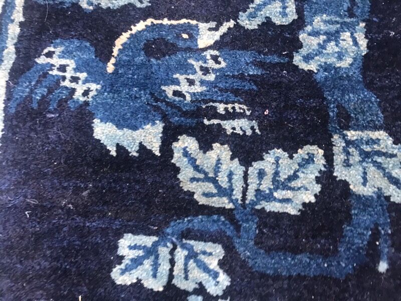 Tibetan handmade rug - 70x122 cm