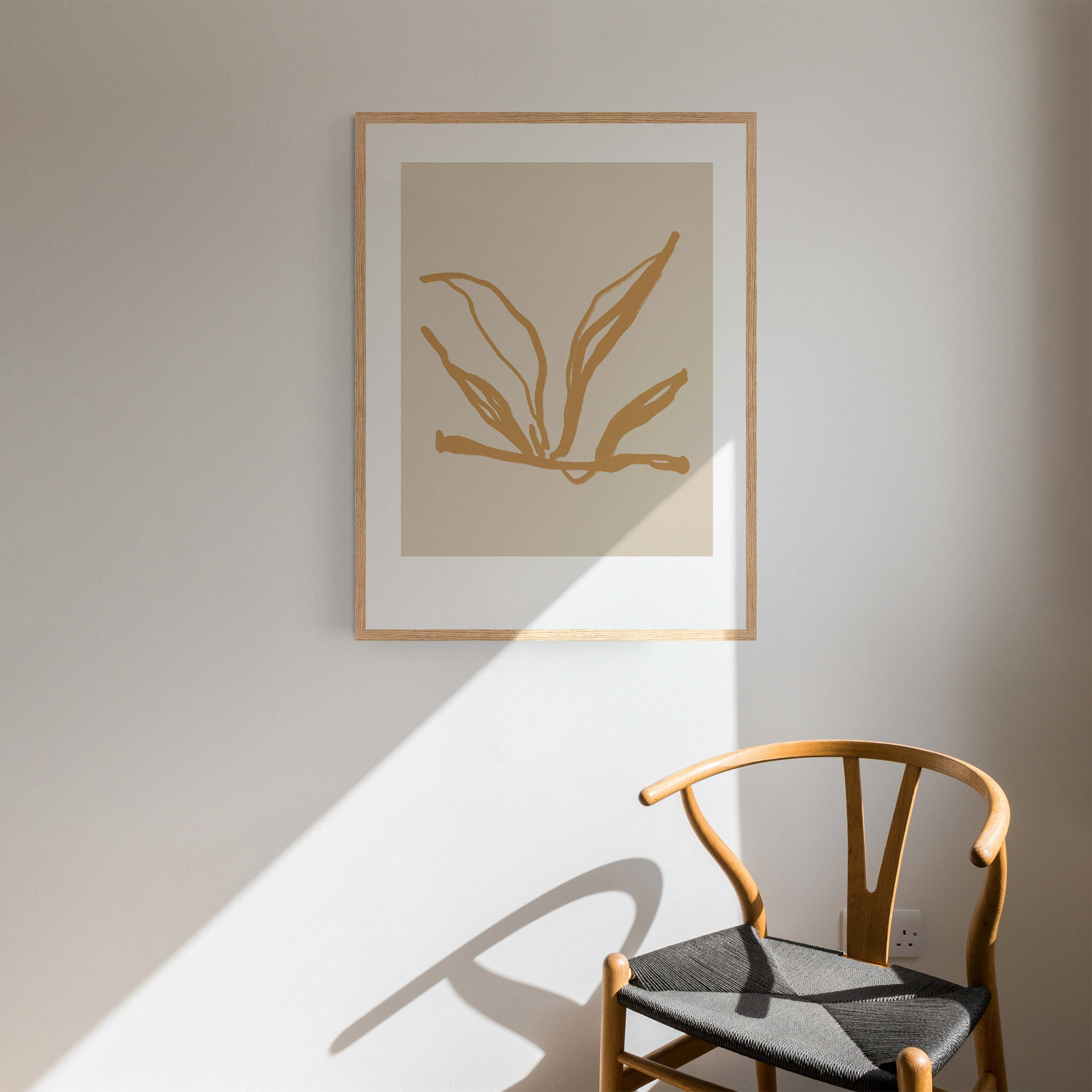 Botanical illustration giclee print, 50x70