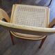 Baumann chairs model gondola in beech and cannage 1970
