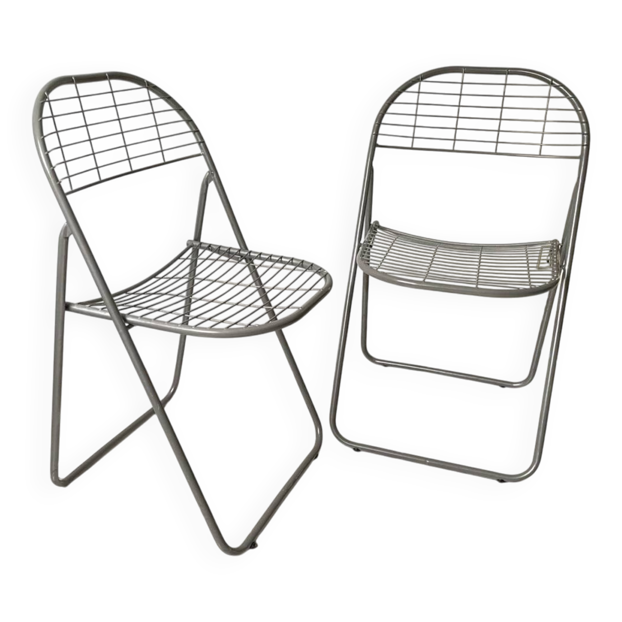 2 folding chairs Äland IKEA design Niels Gammelgaard vintage 90s