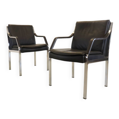 Fauteuil de la collection Alpha Art Walter Knoll set de 2 pièces - Preben Fabricius & Jorgen Kastholm
