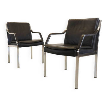 Fauteuil de la collection Alpha Art Walter Knoll set de 2 pièces - Preben Fabricius & Jorgen Kastholm