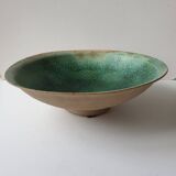 Ceramic salad bowl 30.5cm Signed Francois Guéneau Noyers