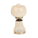 Glass lamp double lighting 70's