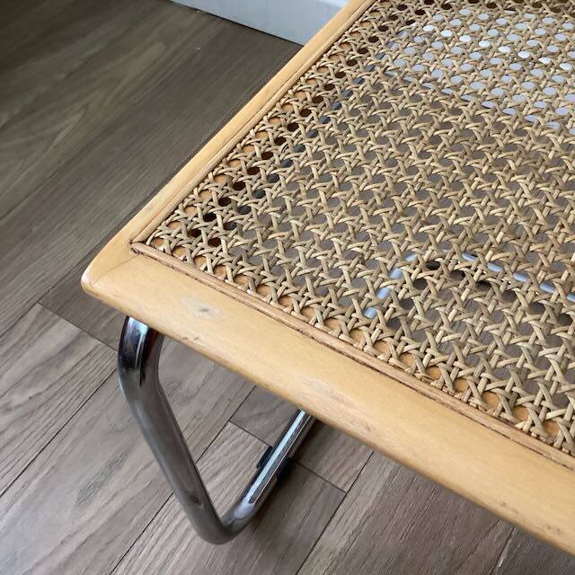 Breuer chair in cane and light wood