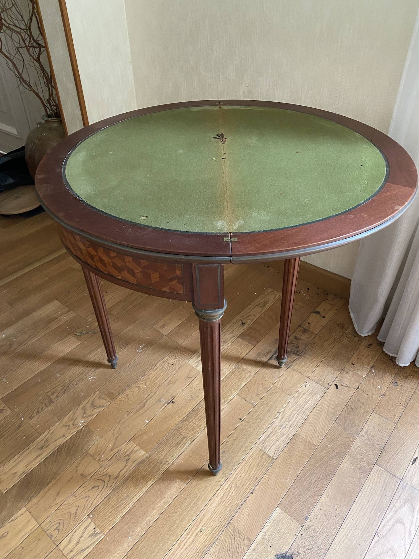 Half-Moon Game Table