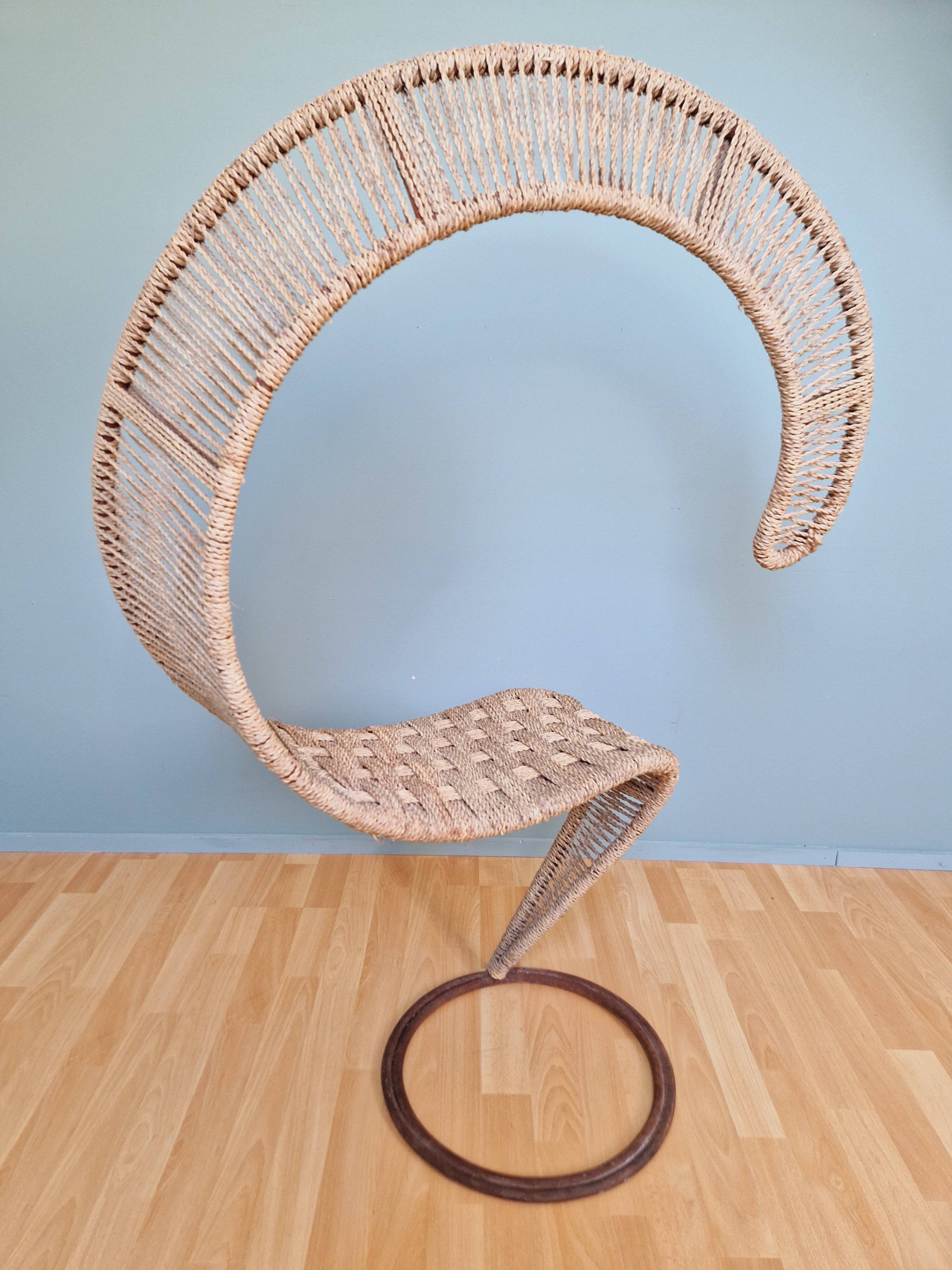 Fauteuil Point d'Interrogation, design Tom Dixon, années 80
