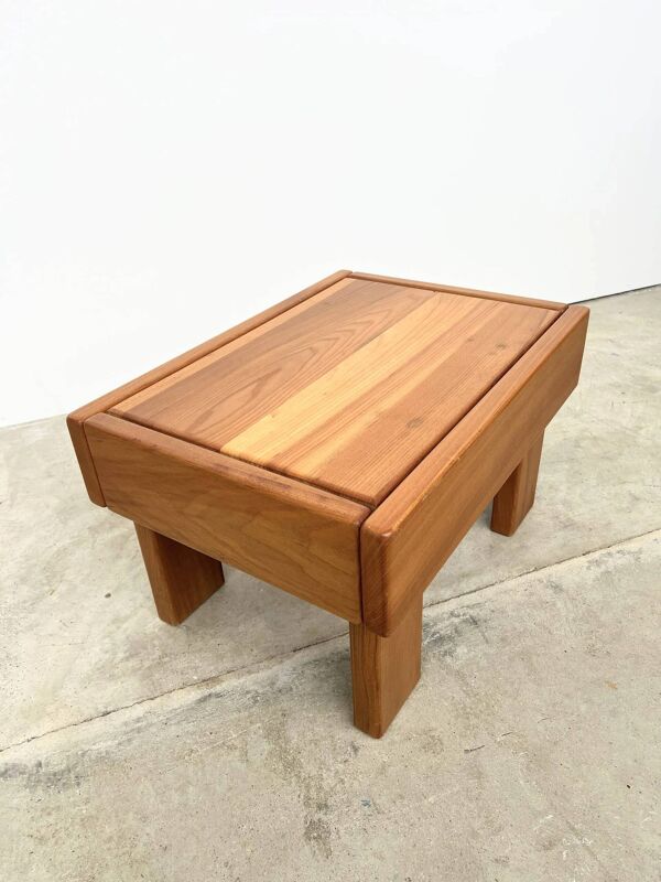 Table d'Appoint / Chevet ''Regain'' – Orme Massif