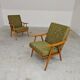 Pair of "boomerang" armchairs by Antonin Suman for Ton "Thonet" 1960