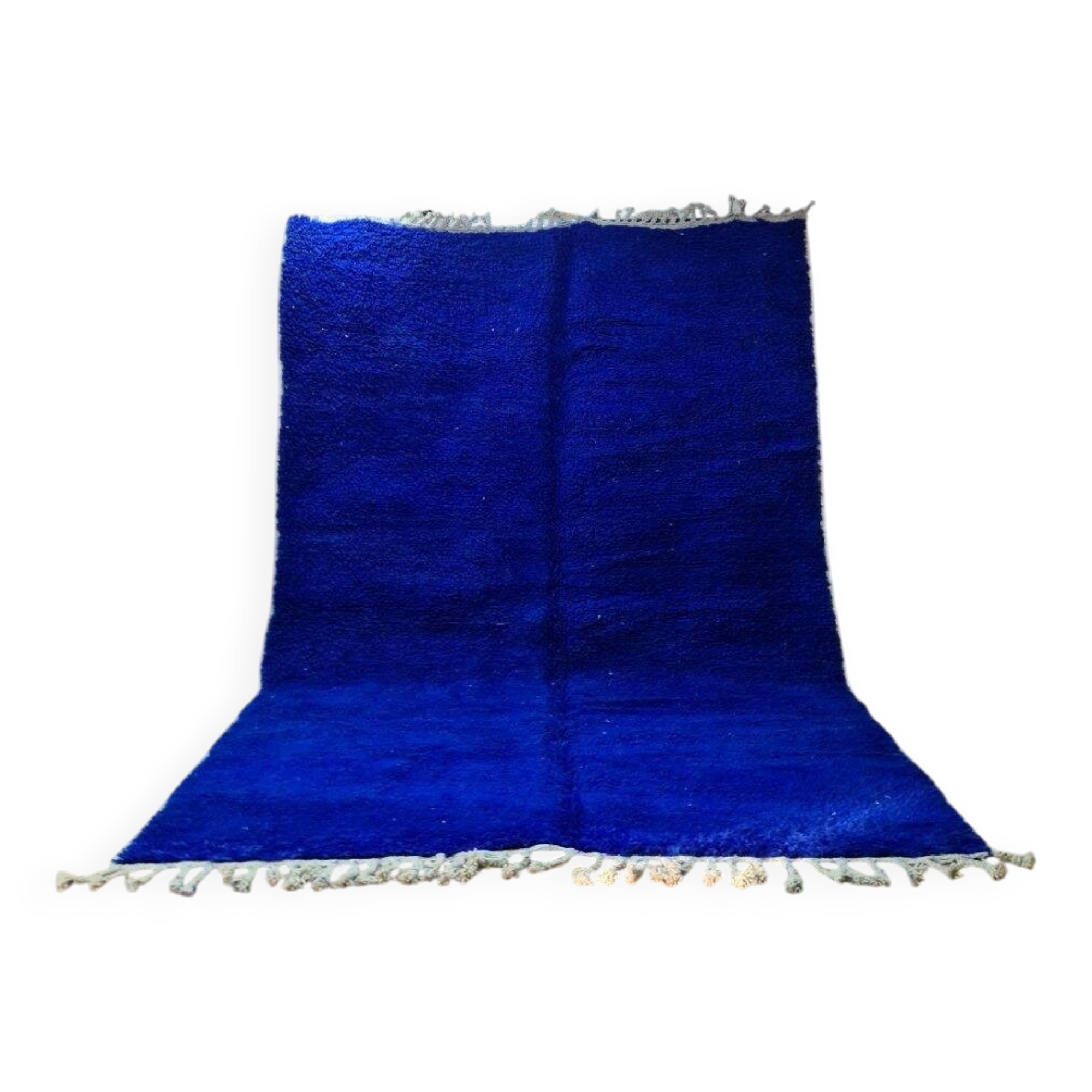 Berber rug blue majorelle 300x200cm - handmade