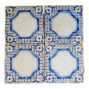 4 carreaux faïence italienne