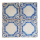 4 old Italian ceramic tiles - Tomasso Bruno