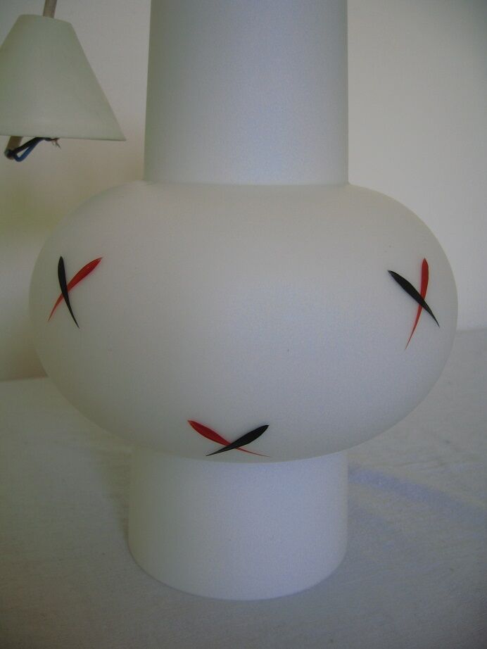 Opaline hanging lamp