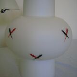 Opaline hanging lamp