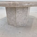 Table basse en pierre années 1980