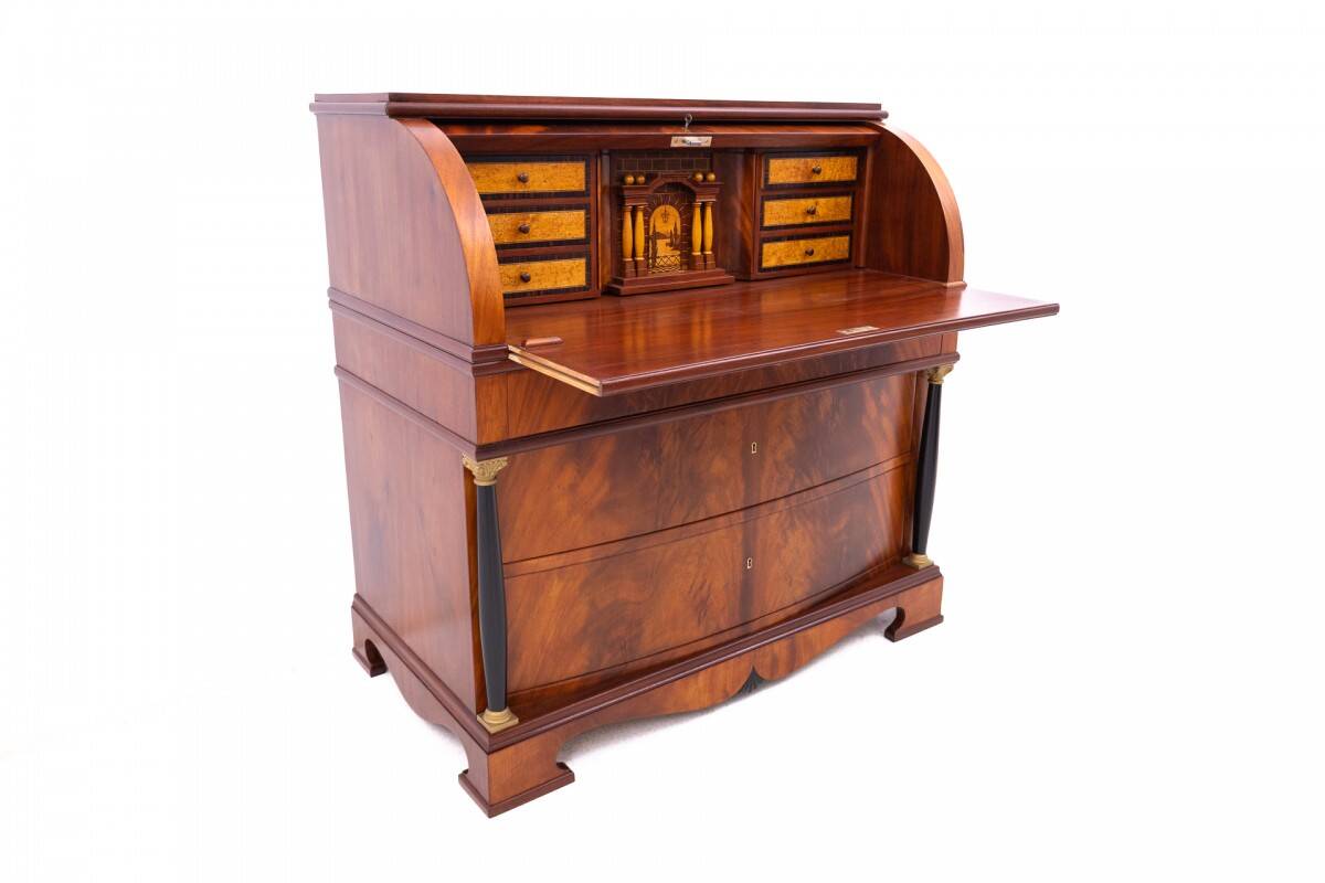 Antique bureau with storage compartments, Northern Europe, ca. 1880. After renovation.