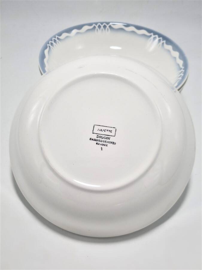 Digoin Sarreguemines plates