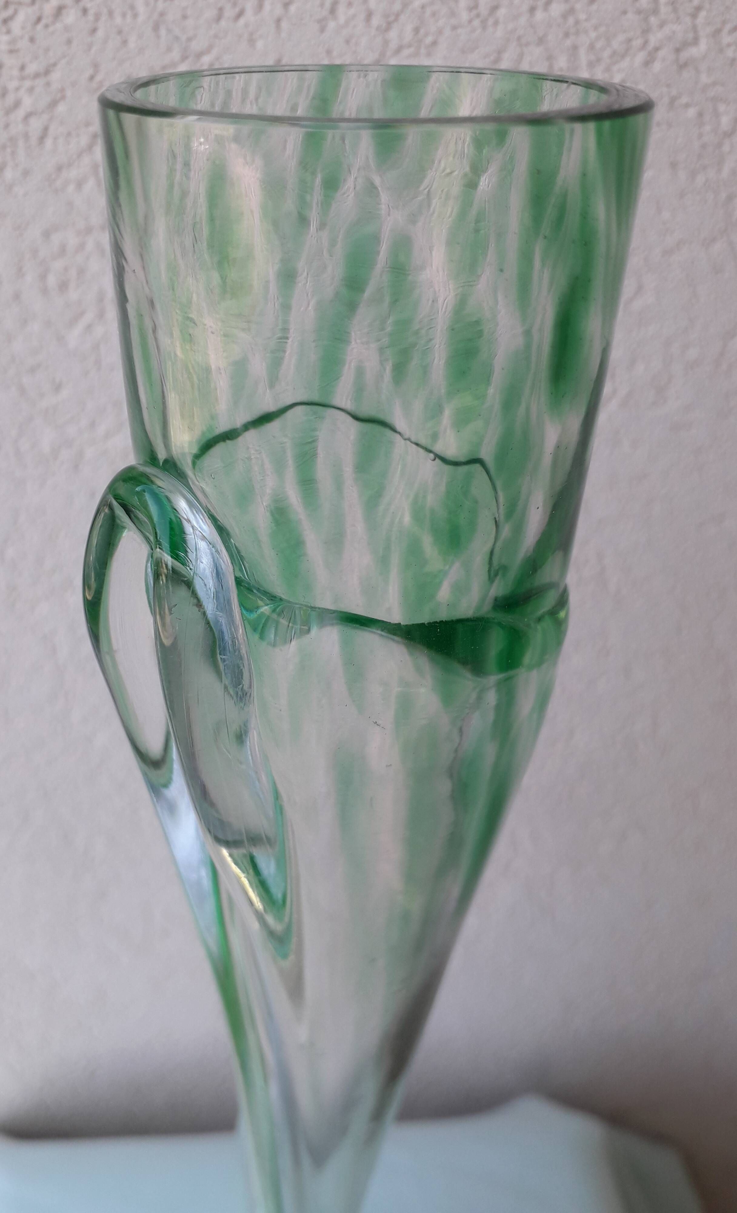 Vase en verre soufflé Steiner