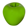 Apple bucket with green ice cubes