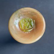 Vase cylindrique signé – Verriers de Maure Vieil