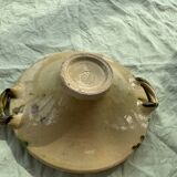 Cup and two baskets glazed sandstone pottery lacourbas with old issoire