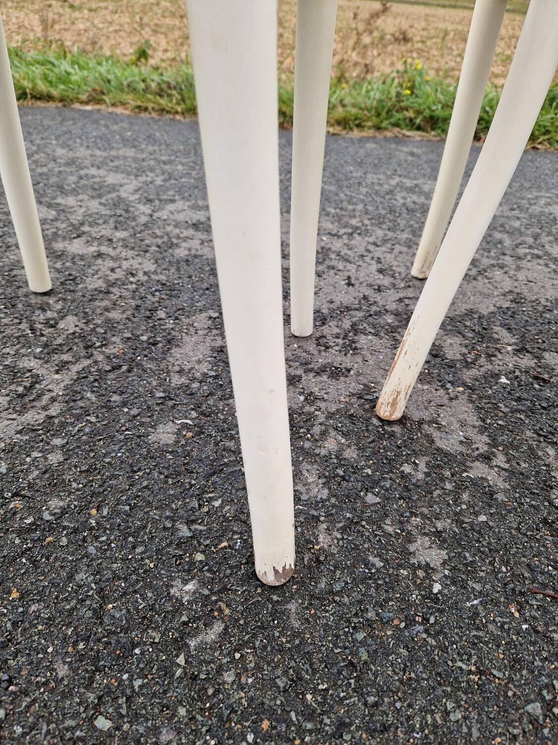 Set of 3 vintage bistro chairs