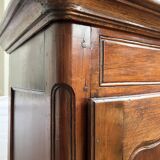 18th century walnut hosiery cabinet