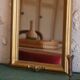Miroir doré ancien 32x84cm