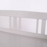 Antique storage bench – grey painted – pine wood – 1860s