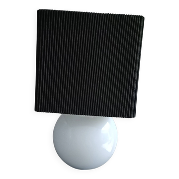 Opaline ball lamp Art Deco