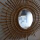 Mirror rattan ortf model years 50-60 - 63x80cm