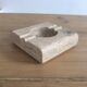 Travertine ashtray, Italy 1960