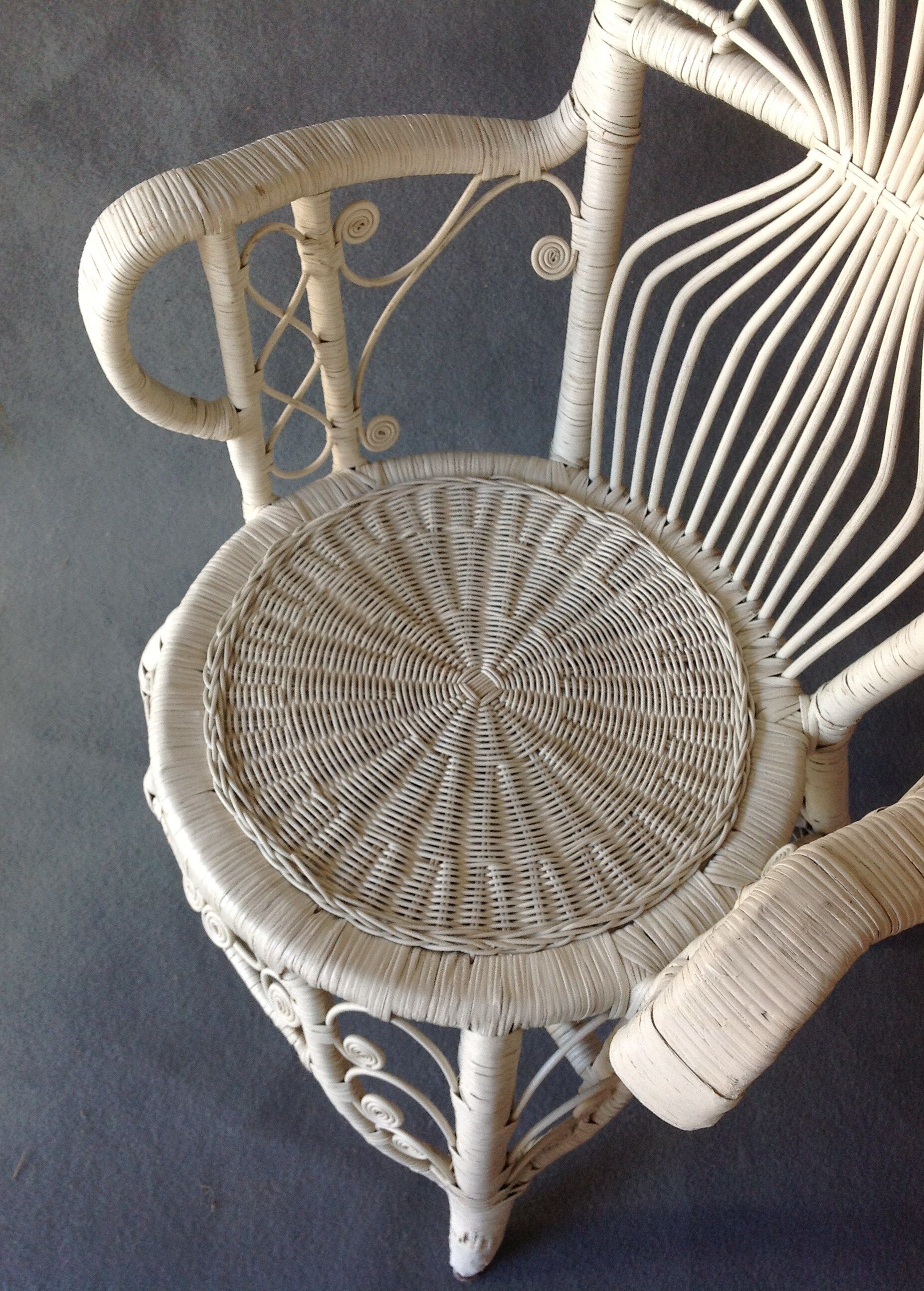 Fauteuil Peacock en rotin