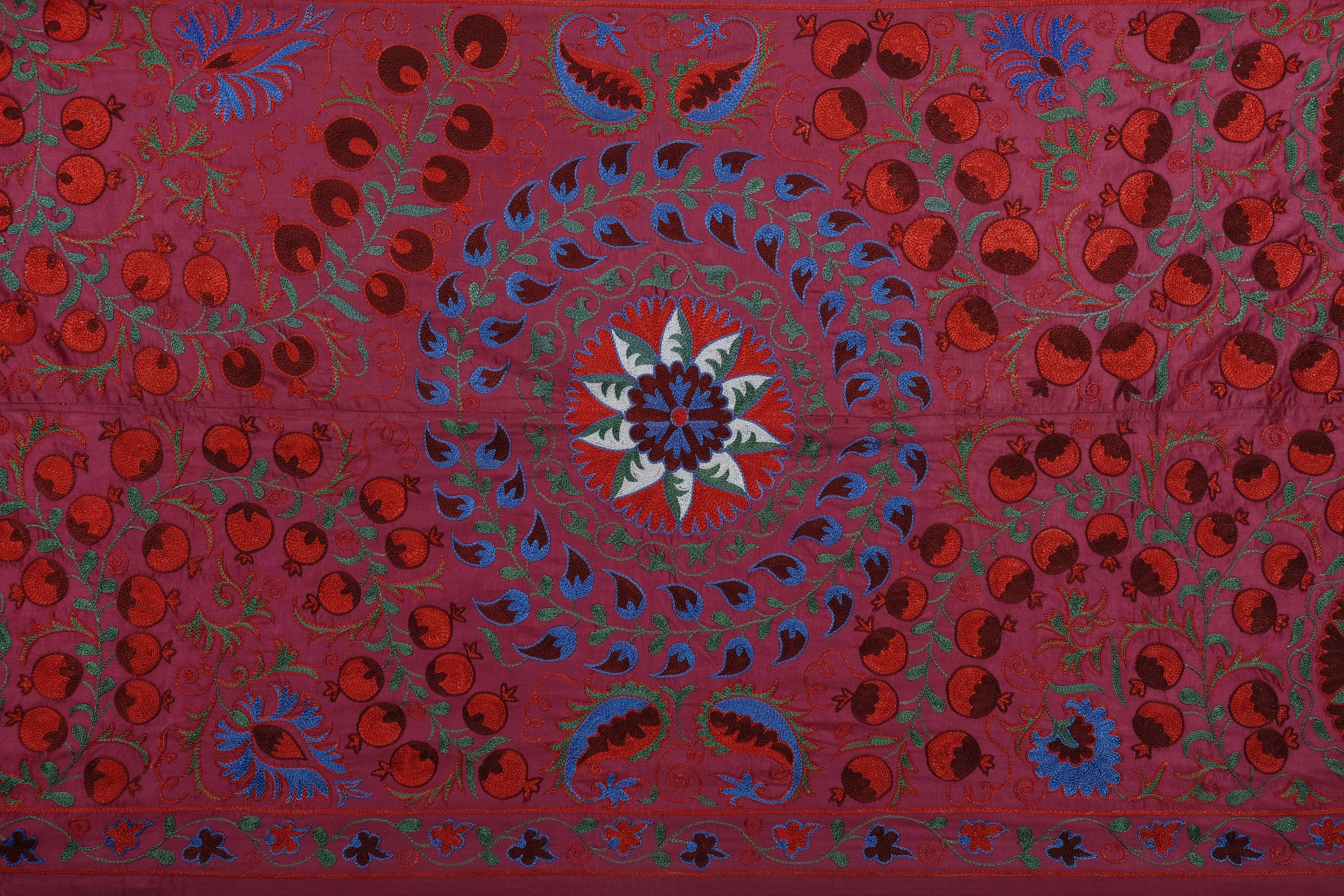 Hand knotted rug, vintage turkish rug 96x191 cm