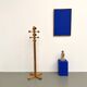 Free-standing coat rack in solid pine, Les Arcs, 1970s