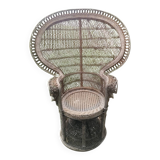 Fauteuil Emmanuelle authentique des années 70 vintage