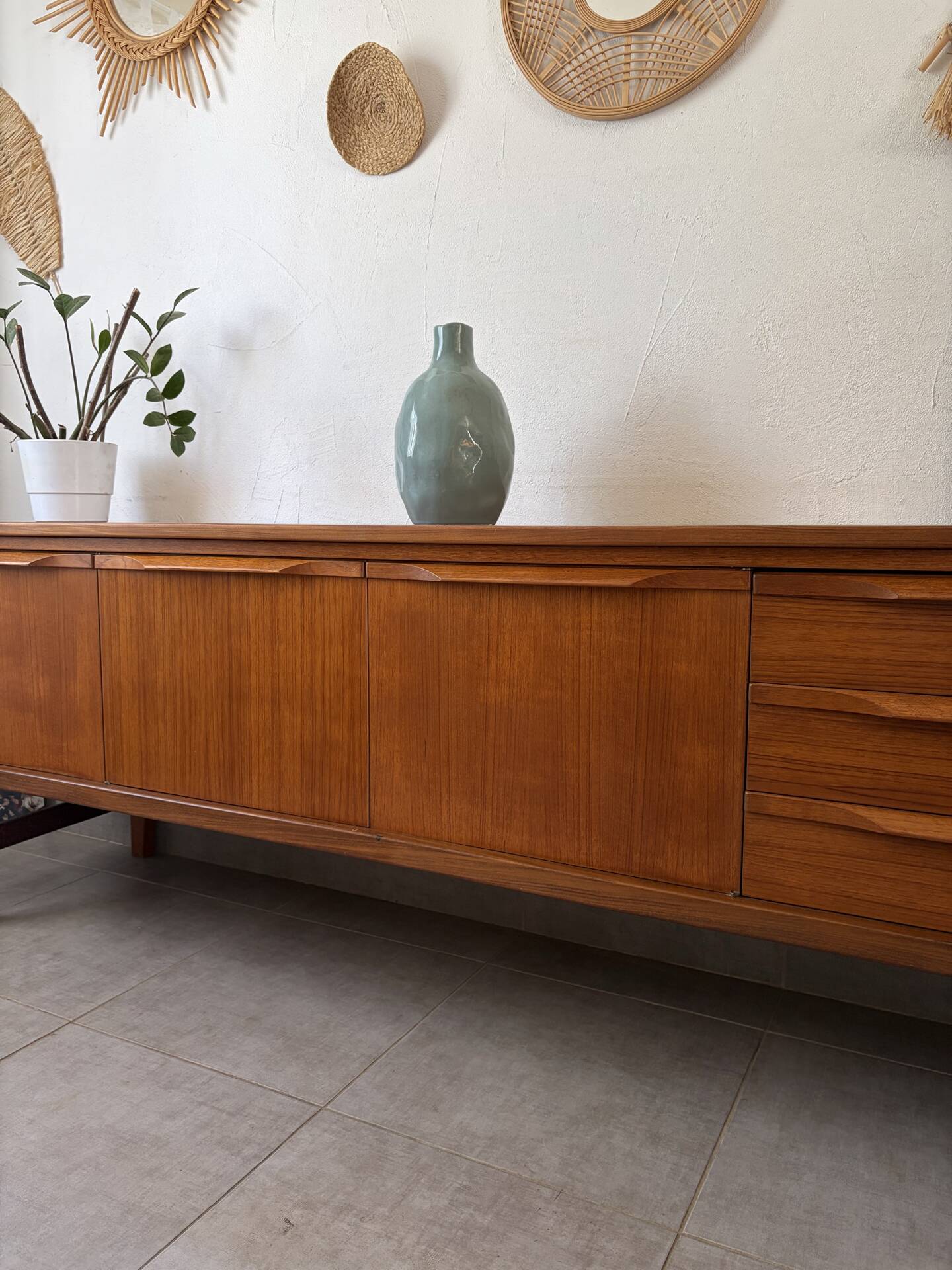 Vintage Scandinavian teak sideboard