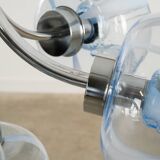 Chandelier, Italian design, Murano glass, 1970s, manufactured in Italy