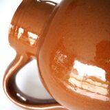 Pitcher in glazed stoneware