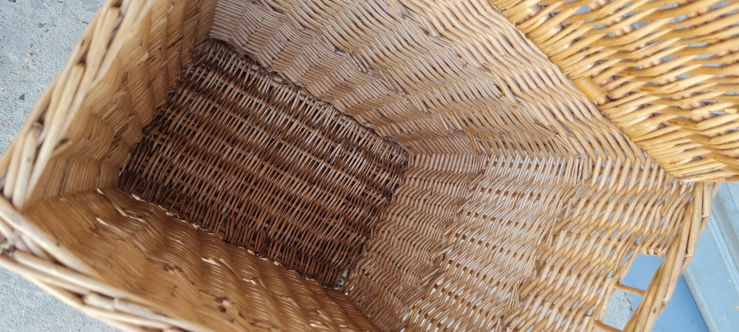 Vintage wicker basket